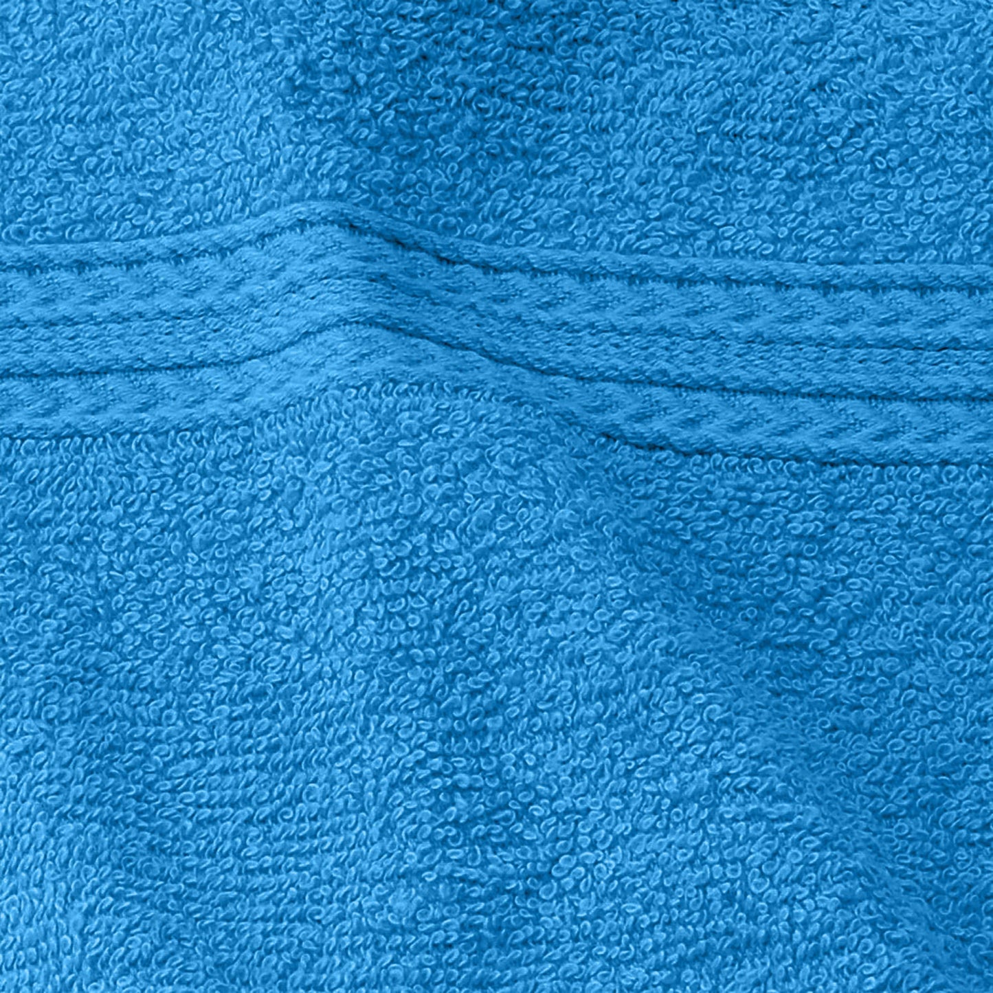 Eco-Friendly Ring Spun Cotton Towel Set - Aster Blue