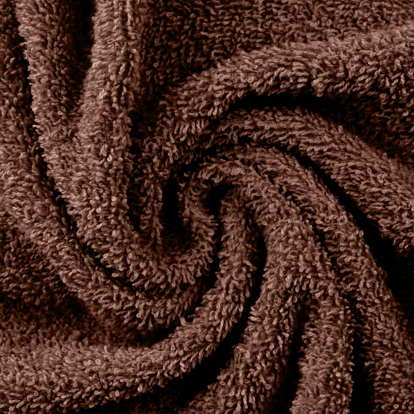 Eco-Friendly Ring Spun Cotton Towel Set - Brown