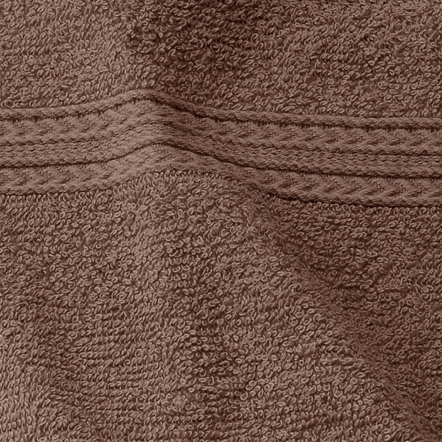 Eco-Friendly Ring Spun Cotton Towel Set - Coffee