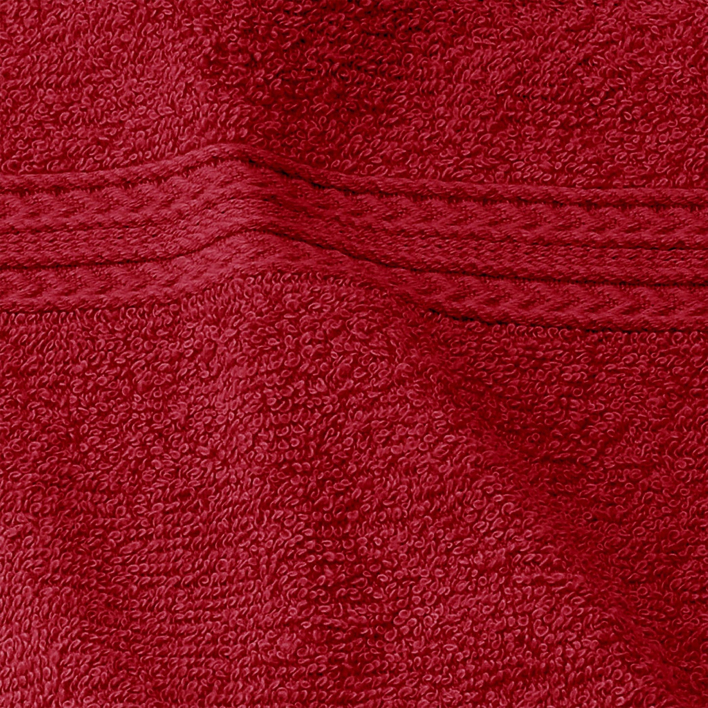 Eco-Friendly Ring Spun Cotton Towel Set - Cranberry