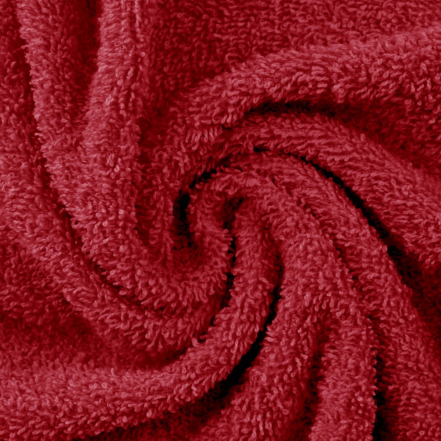 Eco-Friendly Ring Spun Cotton Towel Set - Cranberry