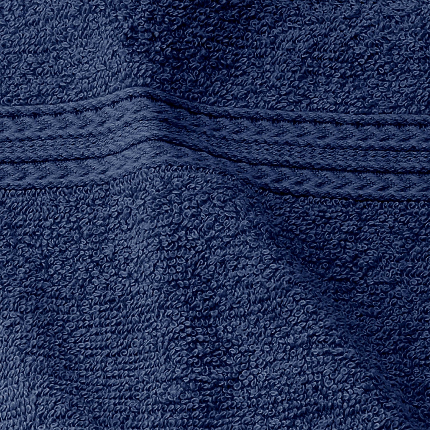 Eco-Friendly Ring Spun Cotton Towel Set - Navy Blue