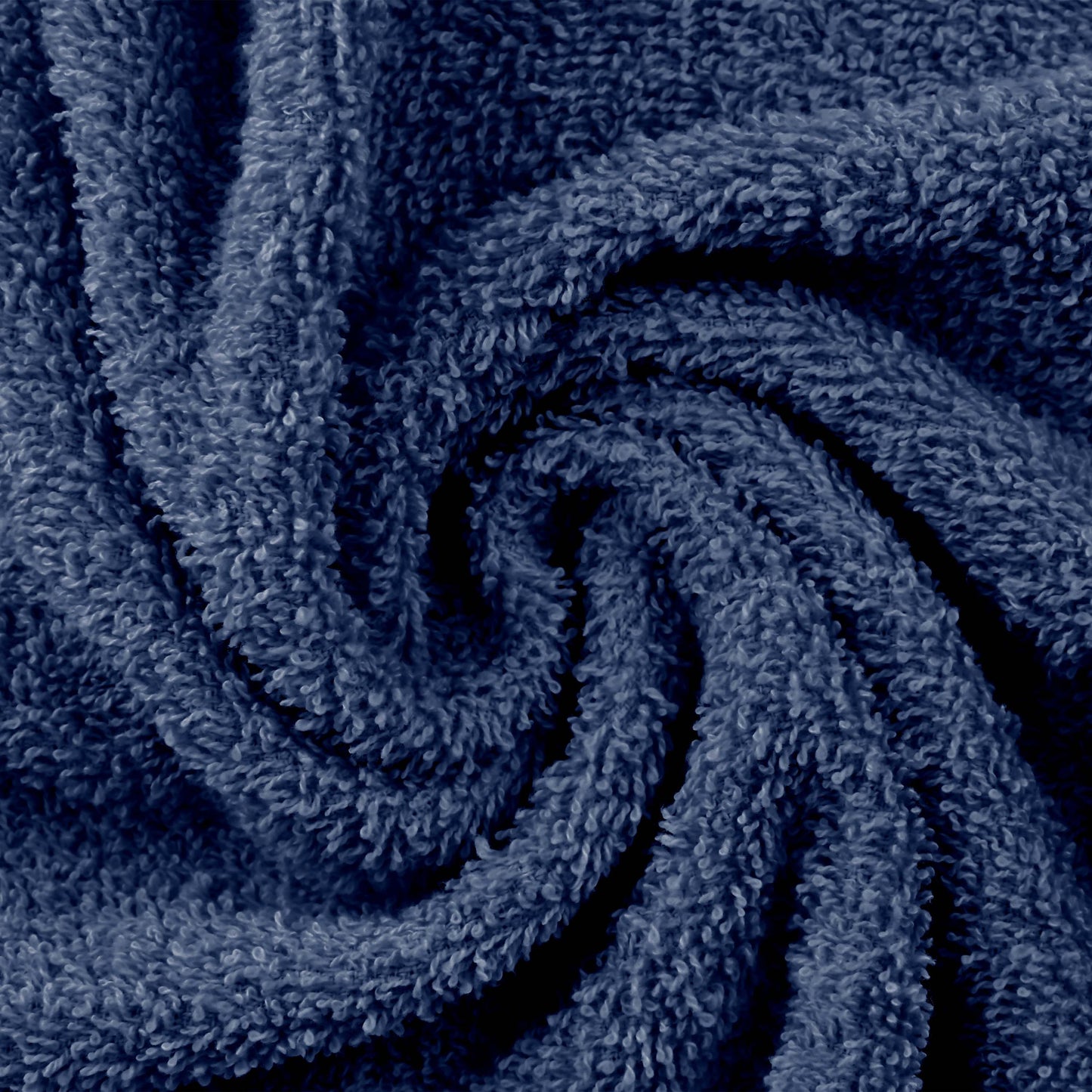 Eco-Friendly Ring Spun Cotton Towel Set - Navy Blue