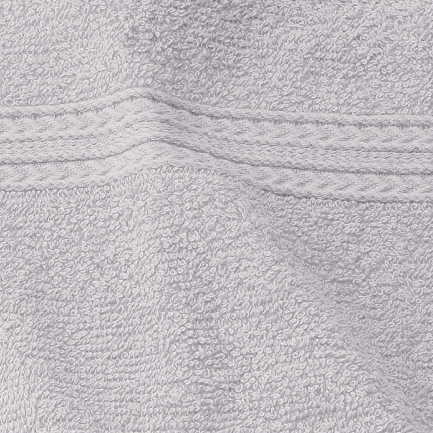 Eco-Friendly Ring Spun Cotton Towel Set - Silver
