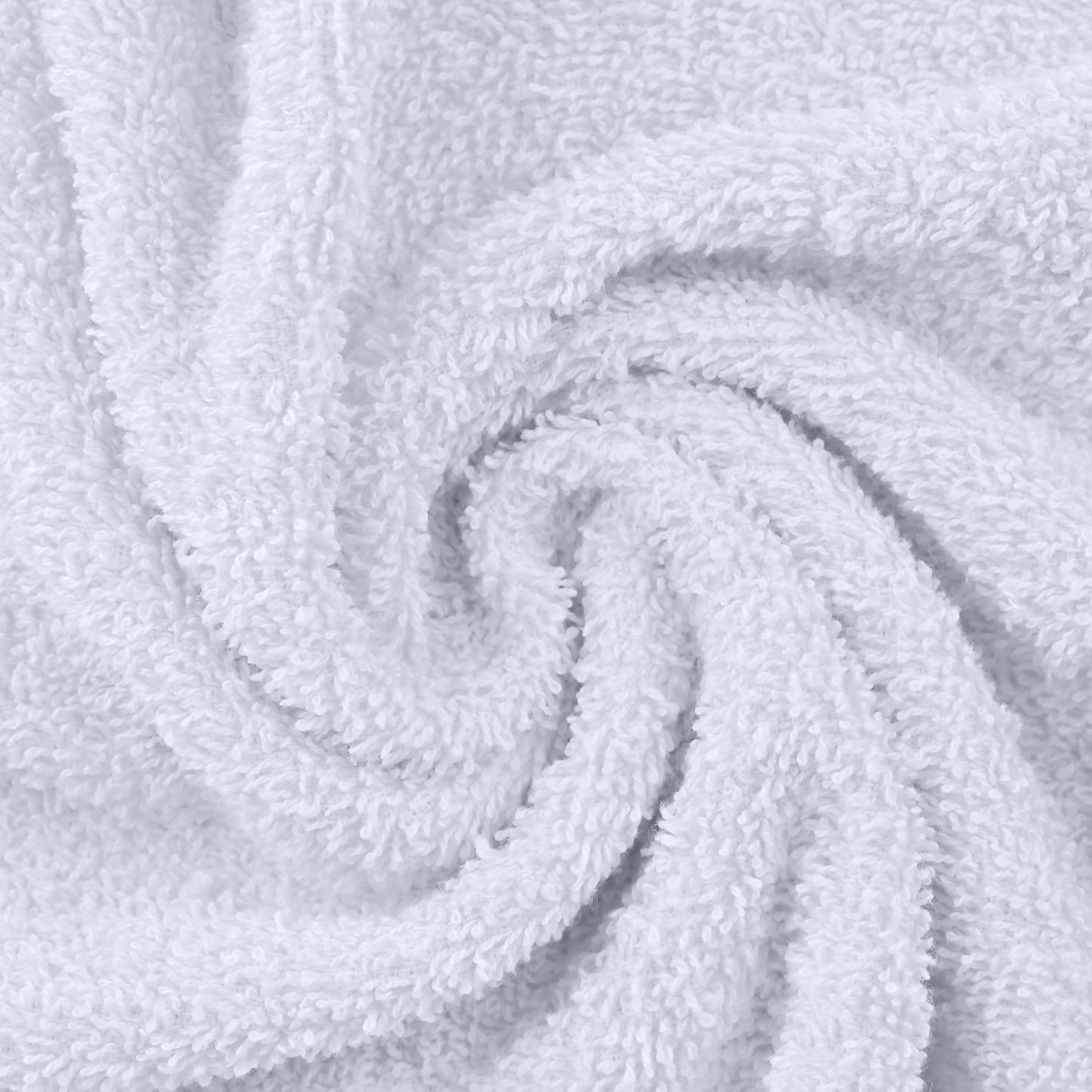 Eco-Friendly Ring Spun Cotton Towel Set - White