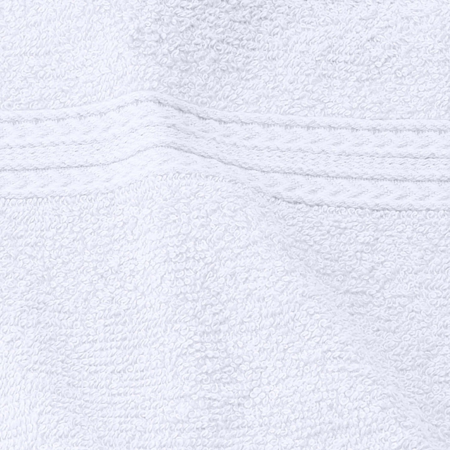 Eco-Friendly Ring Spun Cotton Towel Set - White