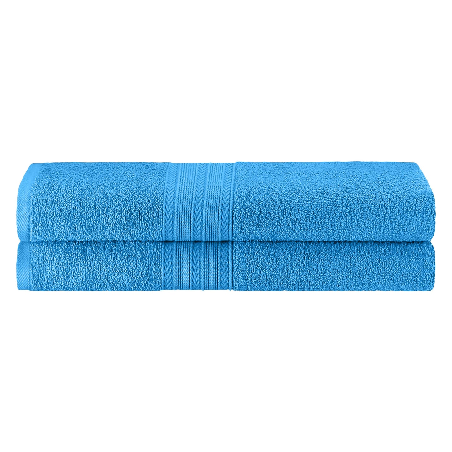 Eco-Friendly Ring Spun Cotton Towel Set - Aster Blue