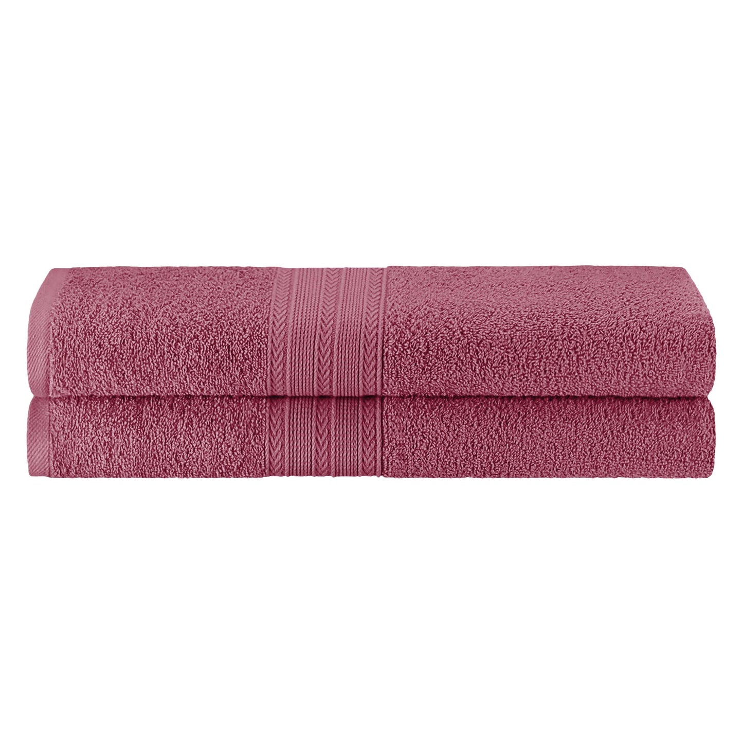 Eco-Friendly Ring Spun Cotton Towel Set - Rosewood