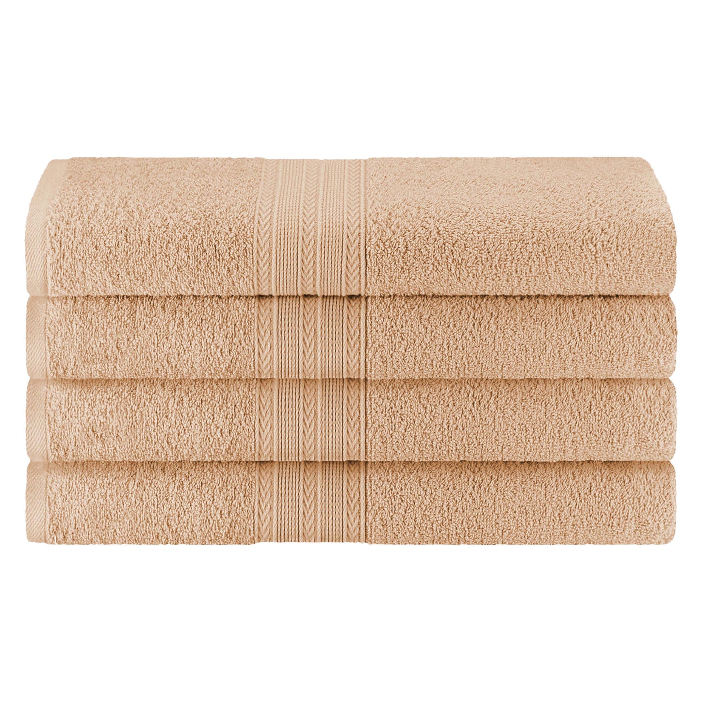 Eco-Friendly Ring Spun Cotton Towel Set - Camel