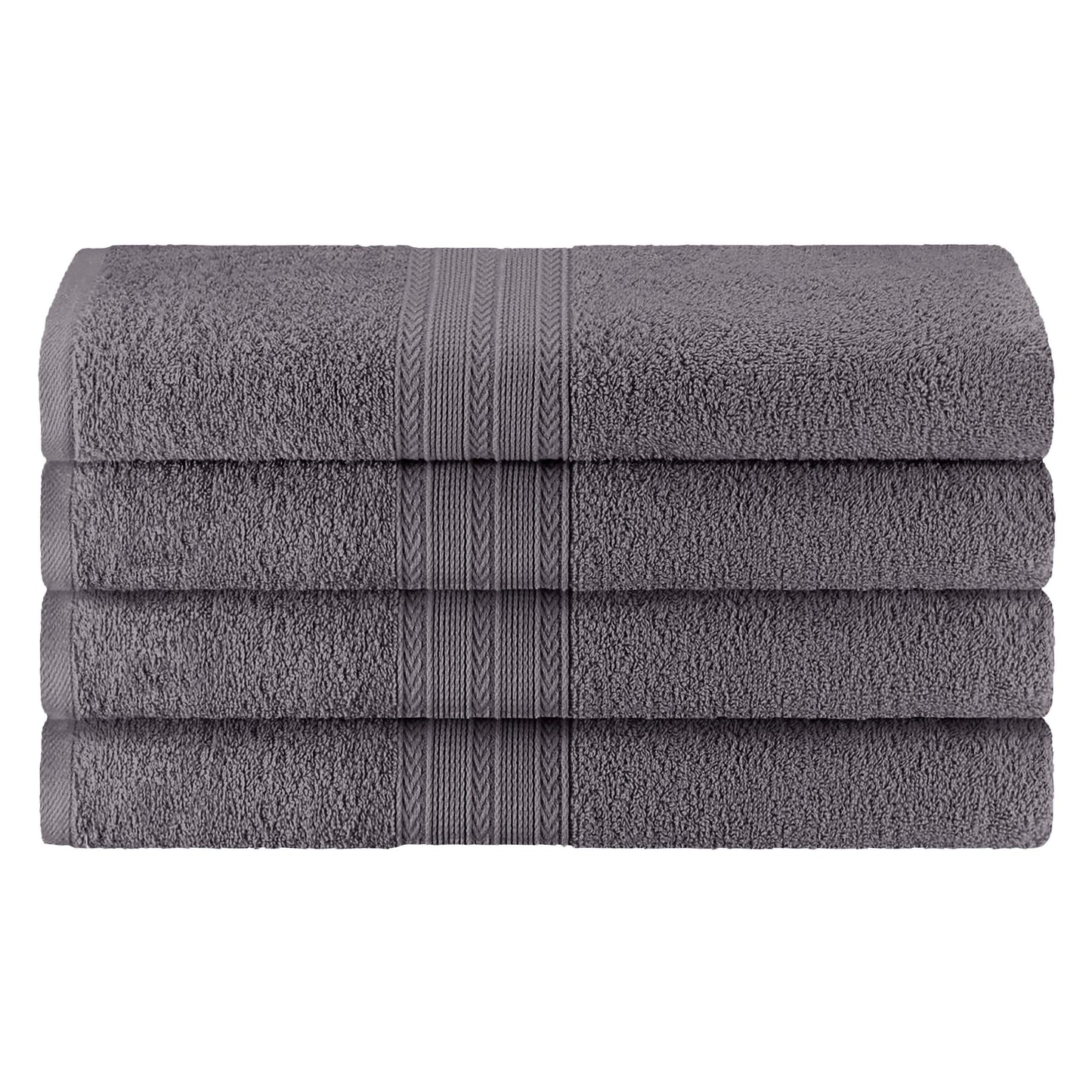 Eco-Friendly Ring Spun Cotton Towel Set - Graphite