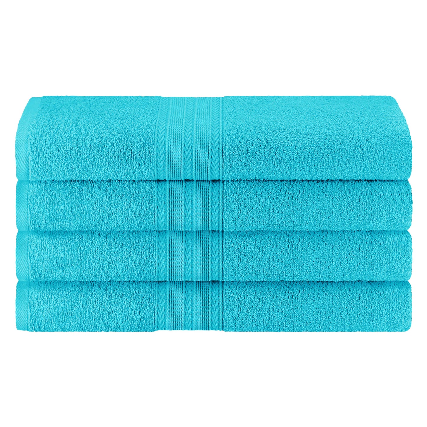 Eco-Friendly Ring Spun Cotton Towel Set - Turquoise