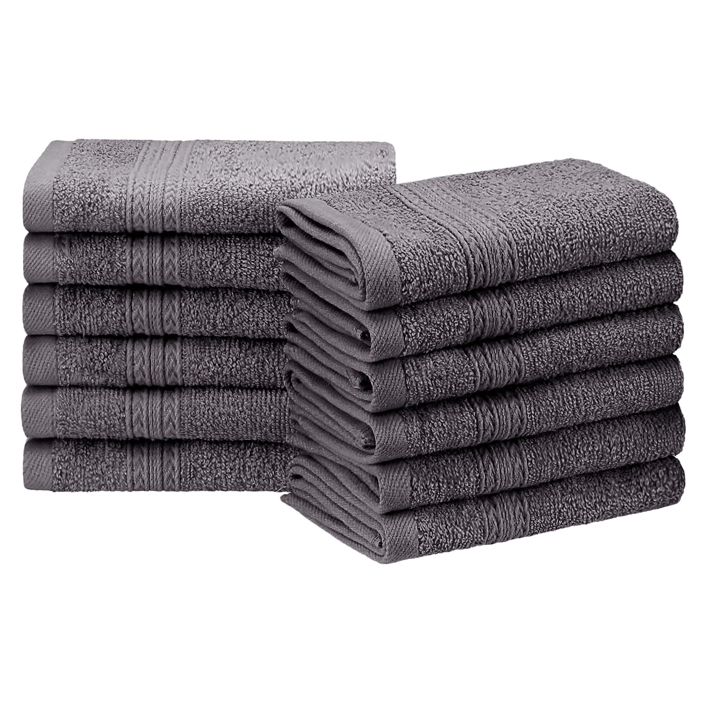 Eco-Friendly Ring Spun Cotton Towel Set - Graphite