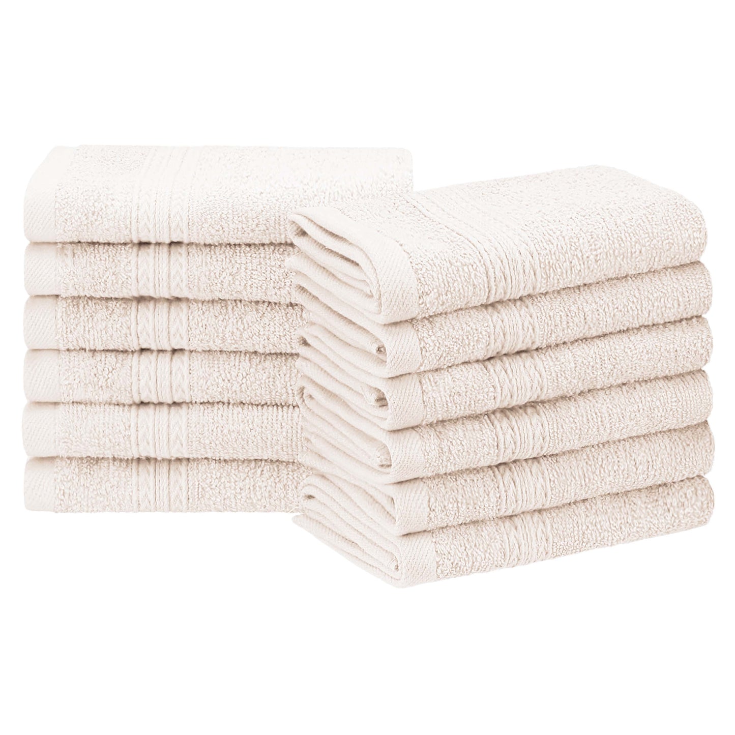 Eco-Friendly Ring Spun Cotton Towel Set - Ivory