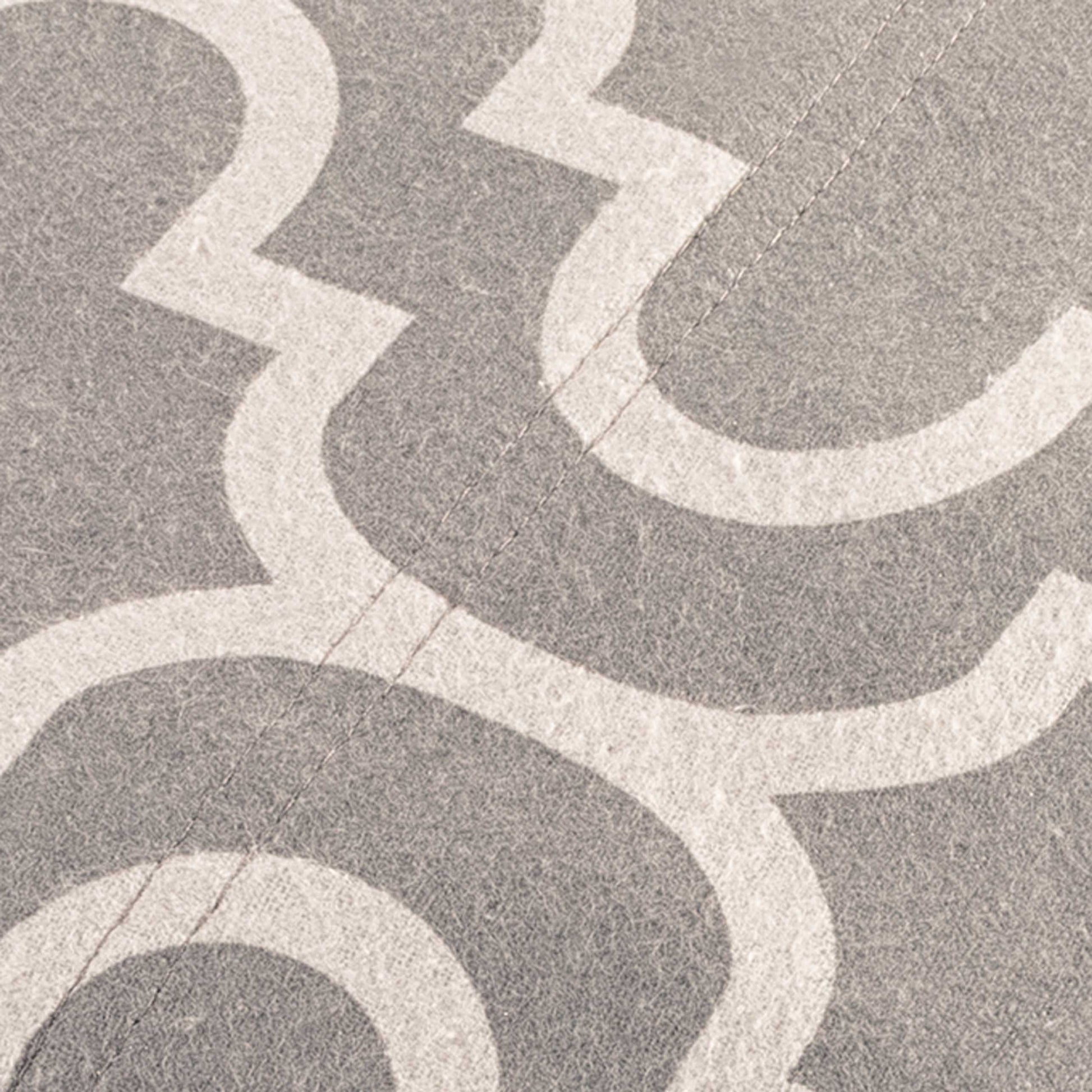 Superior Cotton Flannel Solid or Trellis Heavyweight and Breathable Duvet Cover Set with Button Closure - Grey