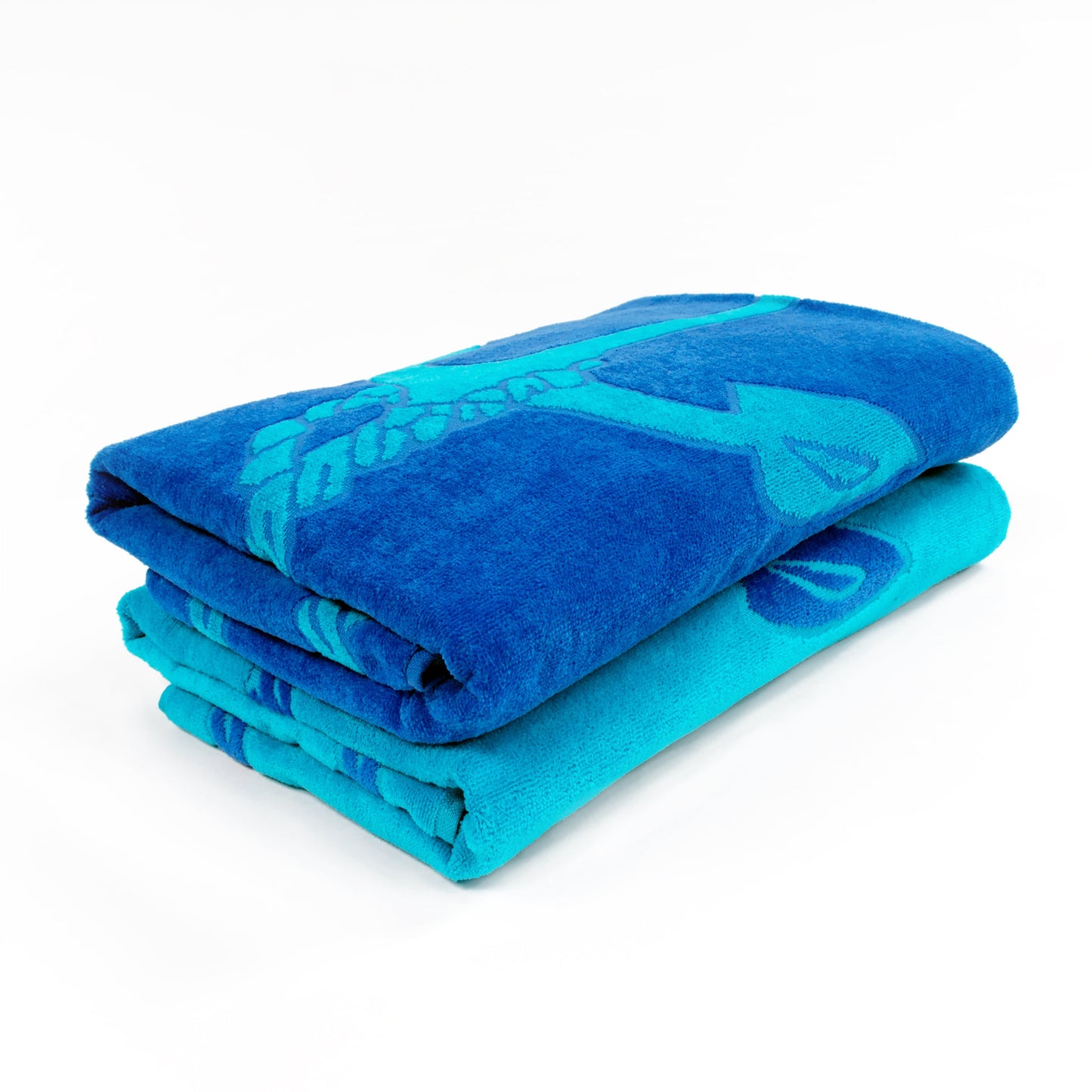 Superior Fisherman Anchor Oversized Beach Towel Set - Blue