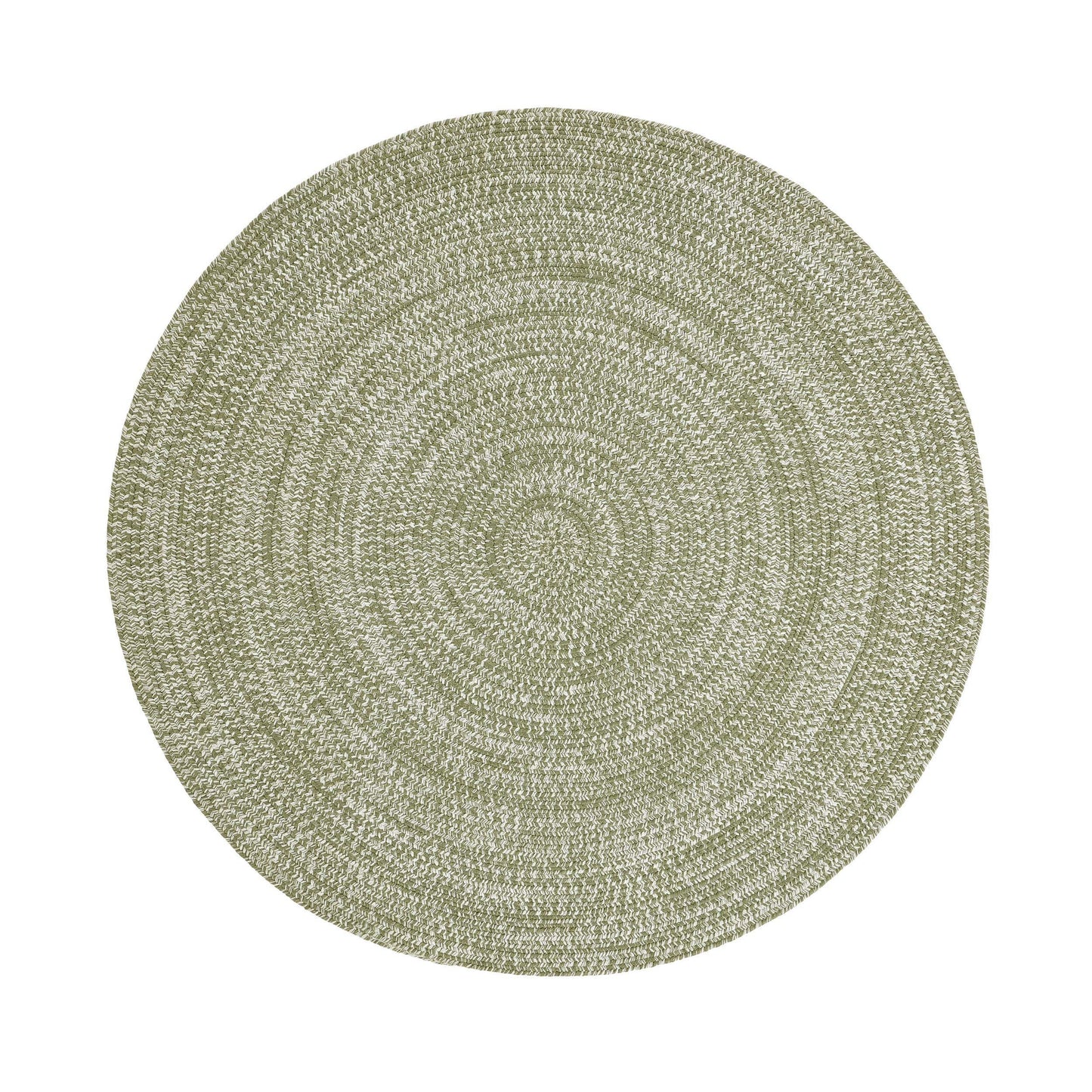 Reversible Braided Eco-Friendly Area Rug Indoor Outdoor Rugs - FogGreenWhite