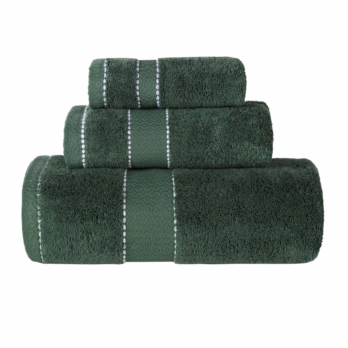 Niles Egyptian Giza Cotton Plush Heavyweight Soft 3 Piece Towel Set