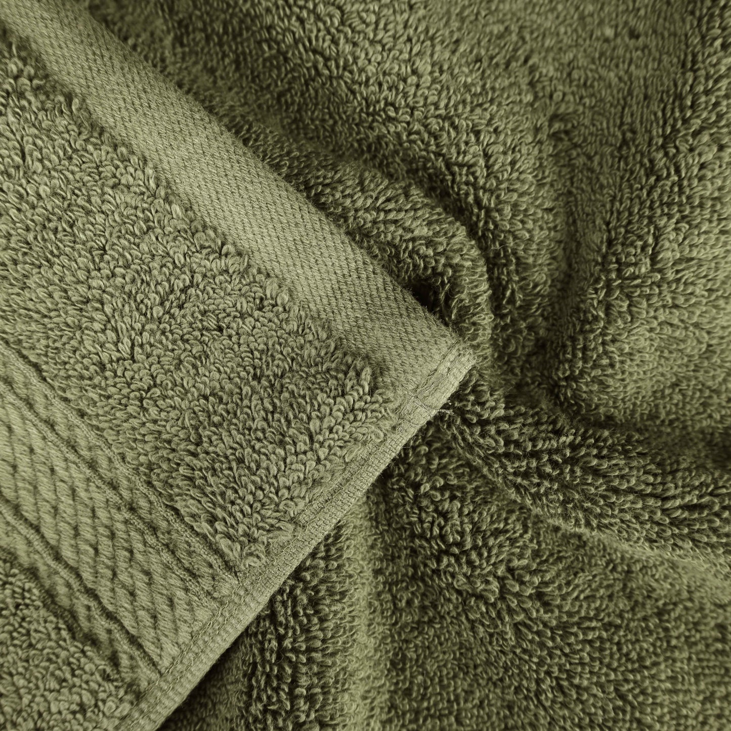 Madison Egyptian Cotton Pile Plush Heavyweight 6 Piece Towel Set