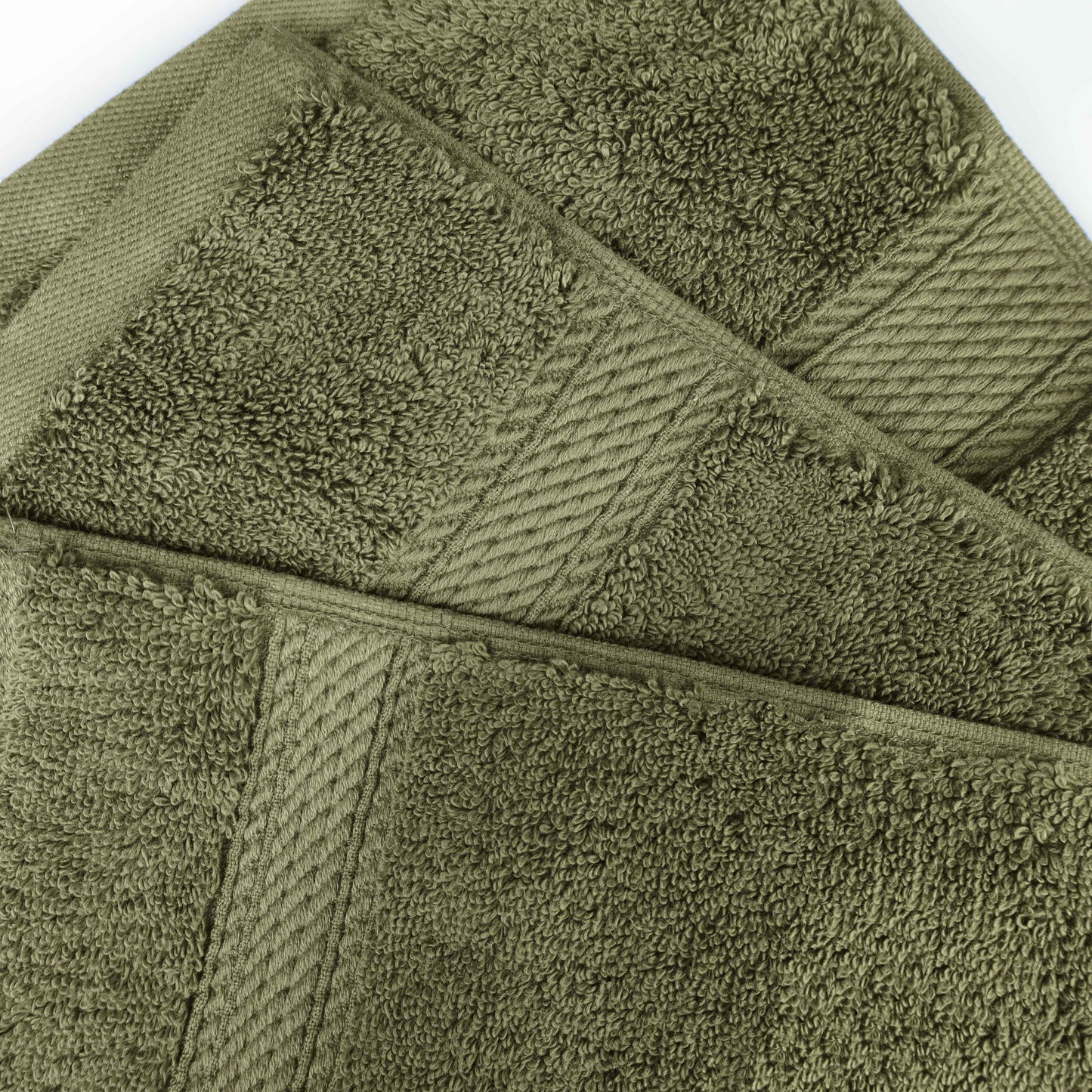 Madison Egyptian Cotton Pile Plush Heavyweight 6 Piece Towel Set