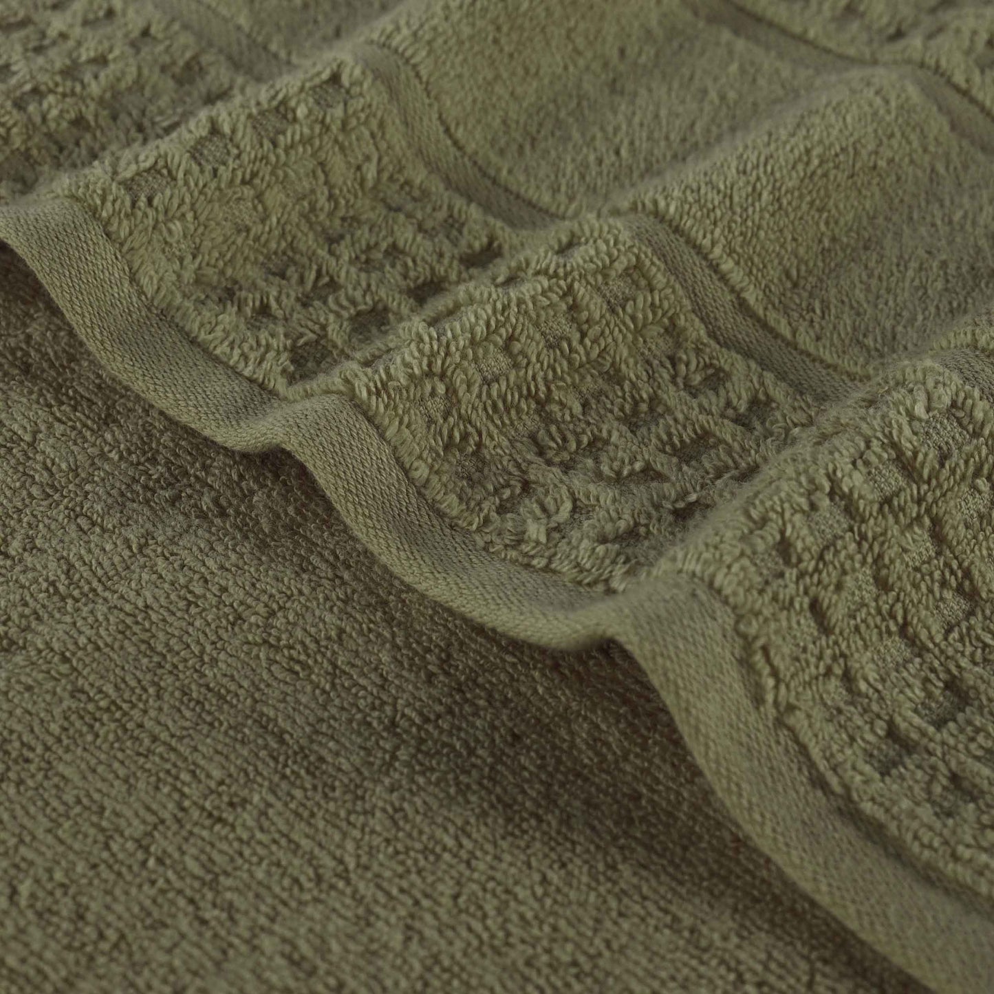 Napa Zero Twist Cotton Solid Waffle Honeycomb 9 Piece Towel Set