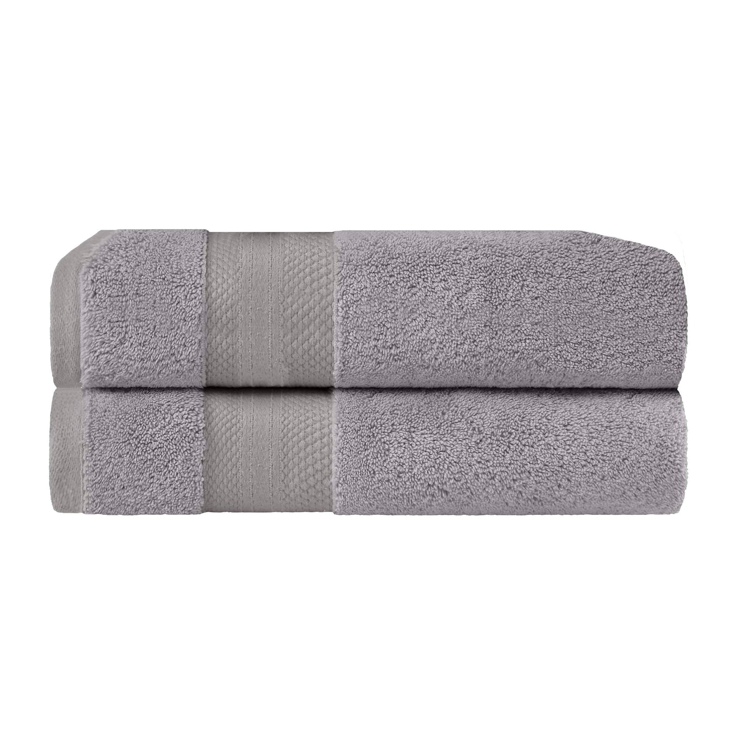Superior Premium Turkish-Cotton Assorted Towel Set - Grey