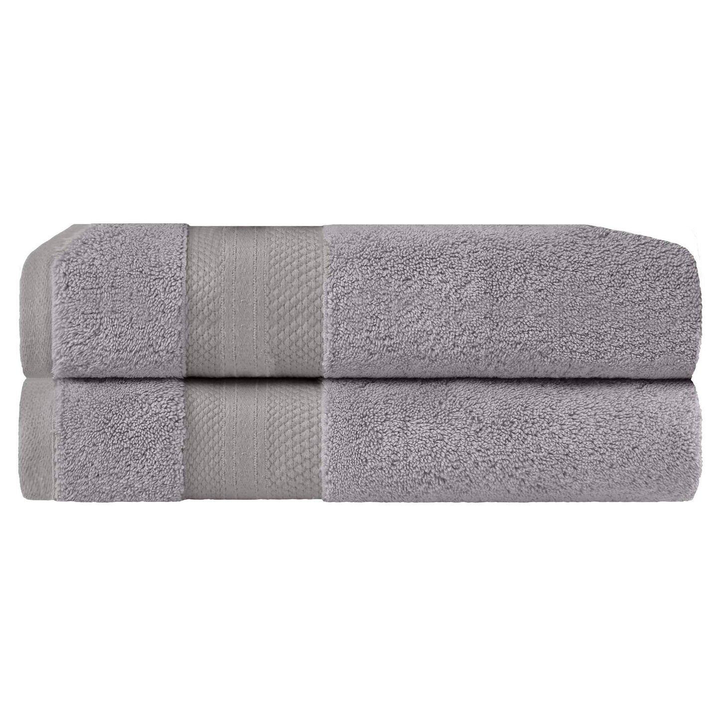 Superior Premium Turkish-Cotton Assorted Towel Set - Grey