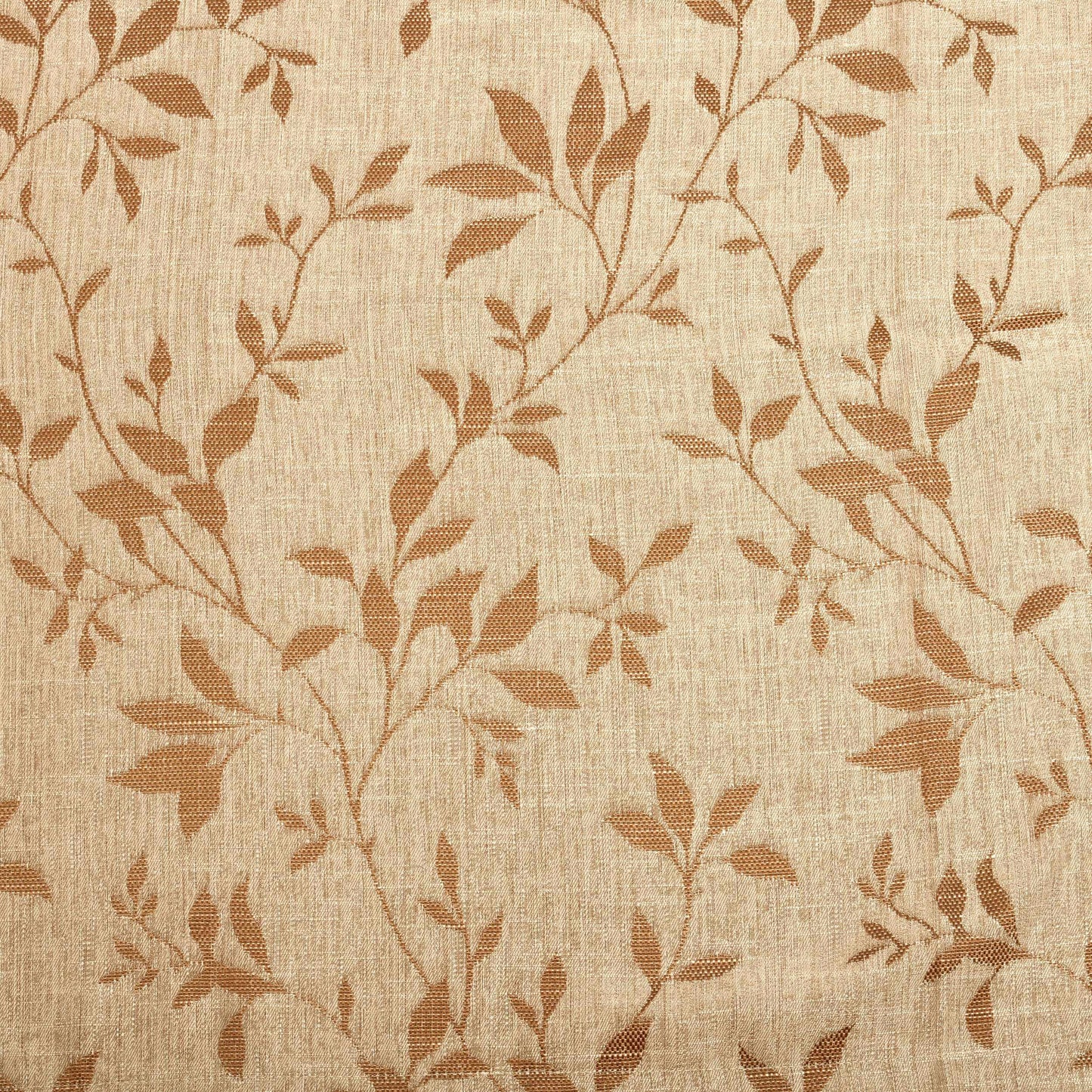 Ghera Jacquard Curtain Panel Set with Grommet Top Header - Chocolate - Grey
