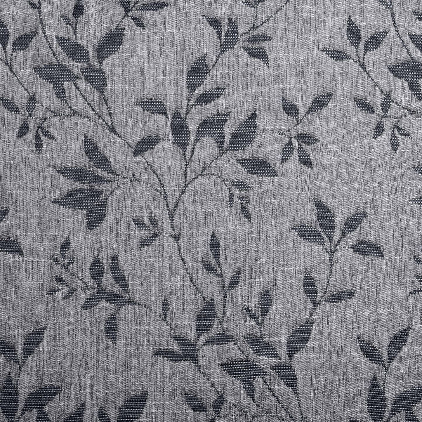 Ghera Jacquard Curtain Panel Set with Grommet Top Header - Charcoal - Grey
