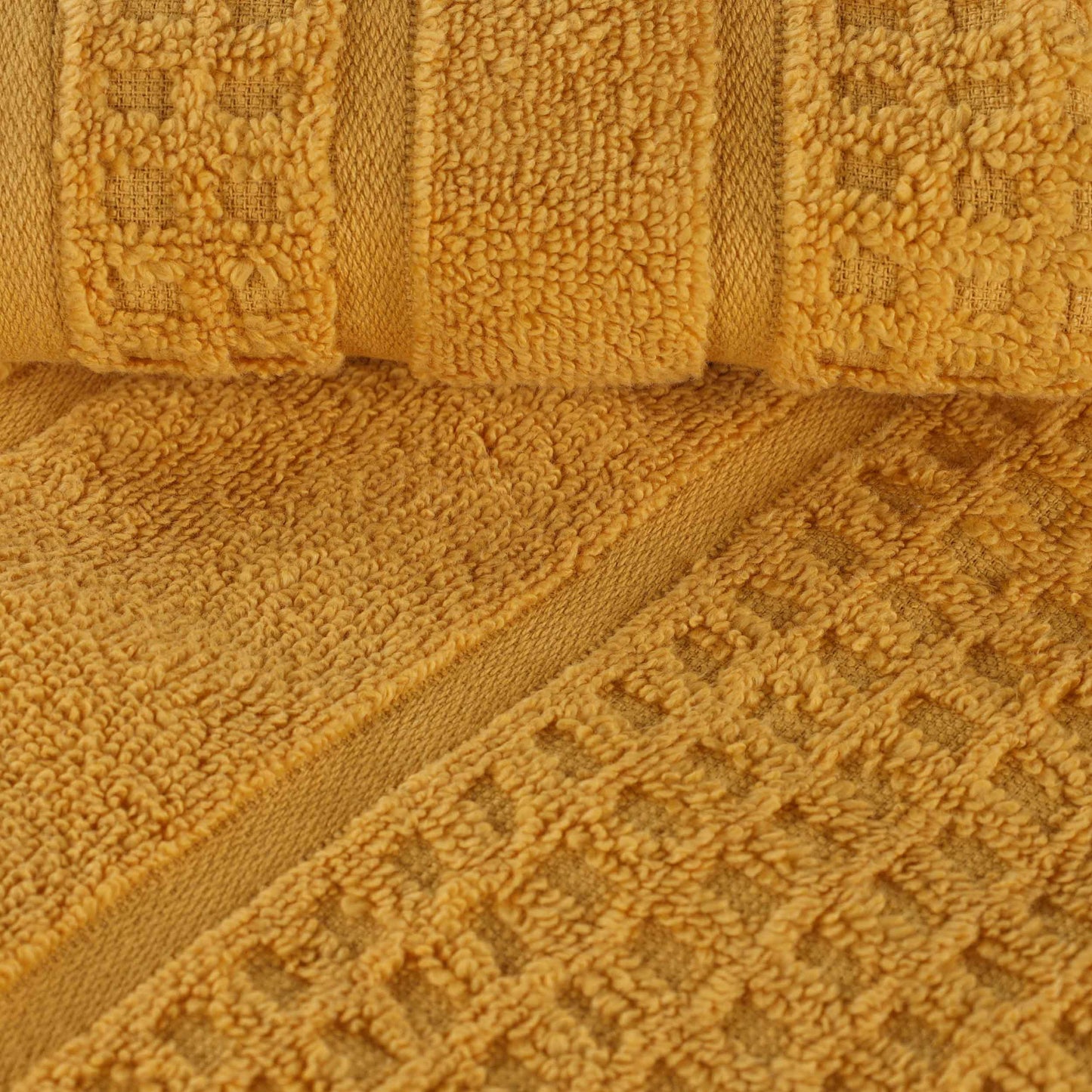 Napa Zero Twist Cotton Solid Waffle Honeycomb 9 Piece Towel Set