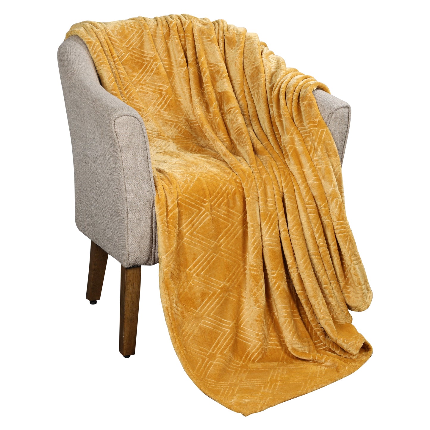 Alaska Diamond Fleece Plush Ultra-Soft Fluffy Blanket