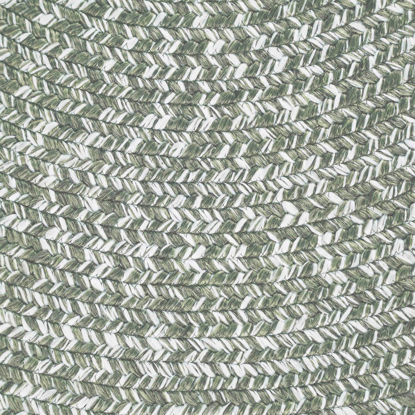 Reversible Braided Eco-Friendly Area Rug Indoor Outdoor Rugs - Green/White