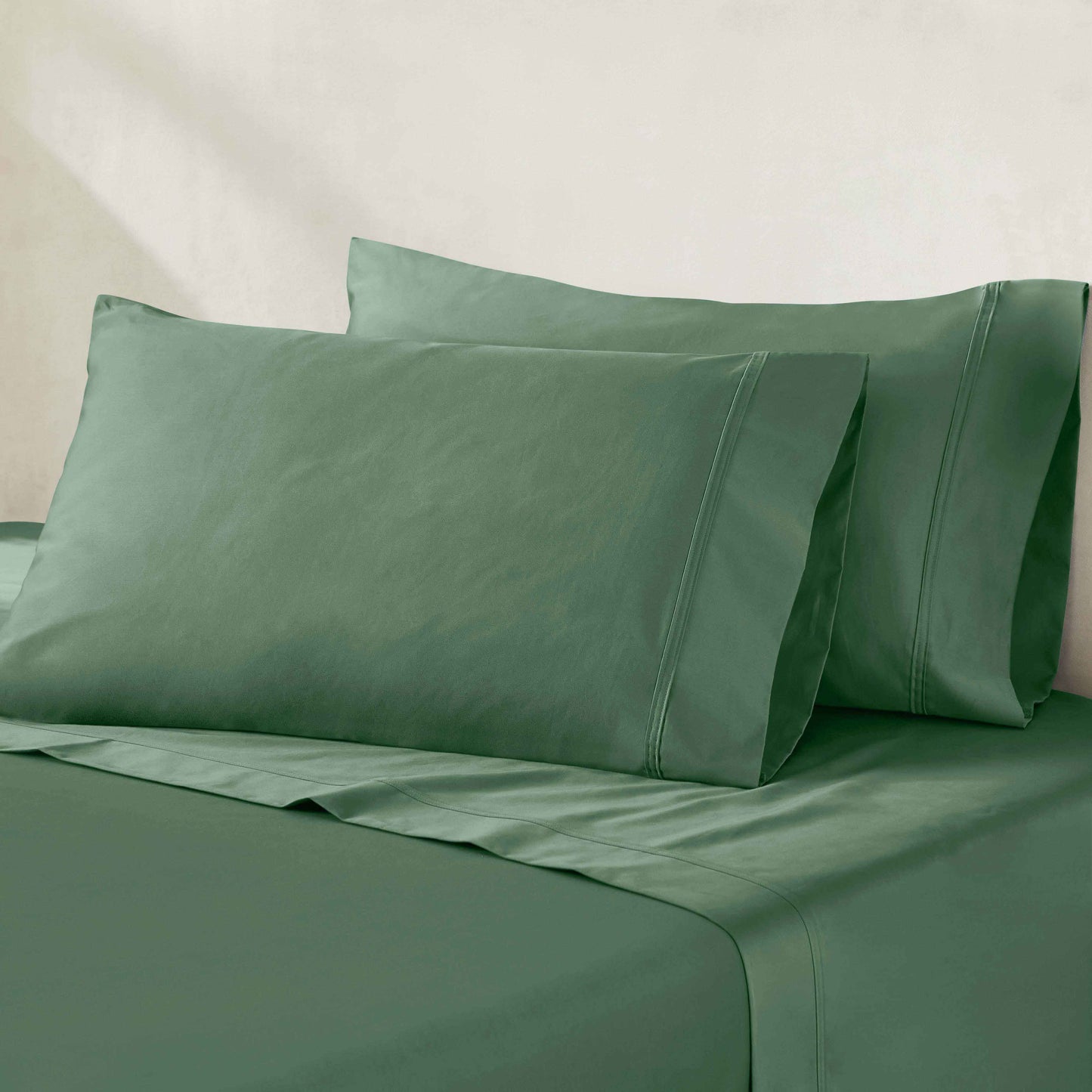 850 Thread Count Cotton Solid Luxury Pillowcases, Set of 2