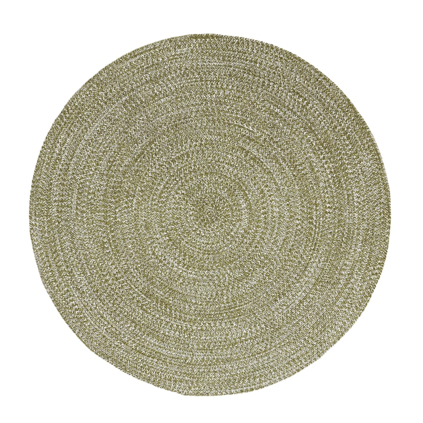Reversible Braided Eco-Friendly Area Rug Indoor Outdoor Rugs - GreenWhite
