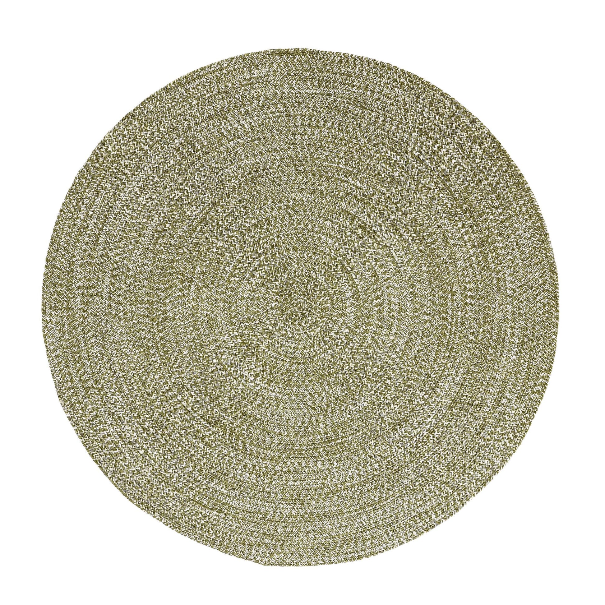 Reversible Braided Eco-Friendly Area Rug Indoor Outdoor Rugs - GreenWhite