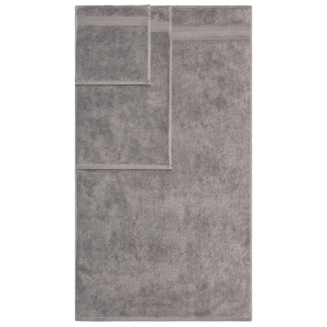 Turkish Cotton Highly Absorbent Solid 6 Piece Towel Set - Gray