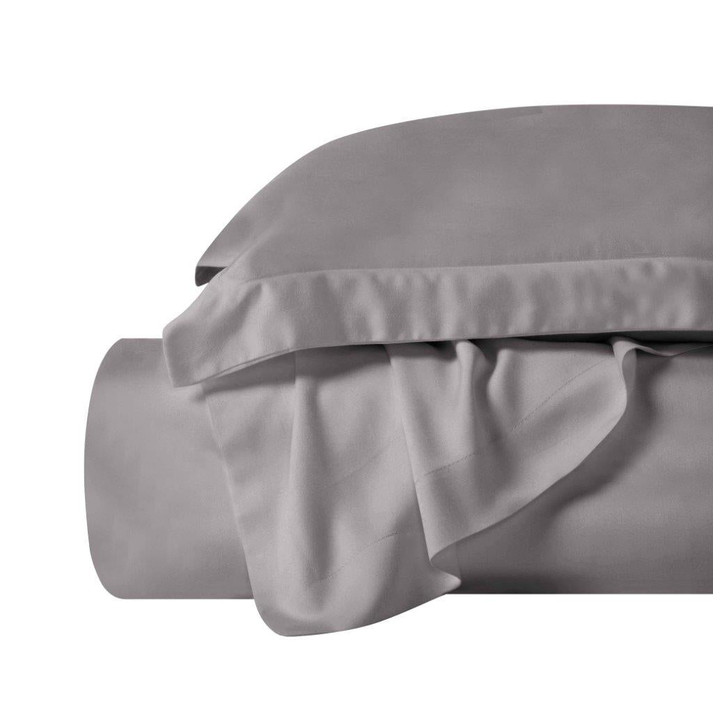 300 Thread Count Modal from Beechwood Solid Duvet Cover Set - Grey