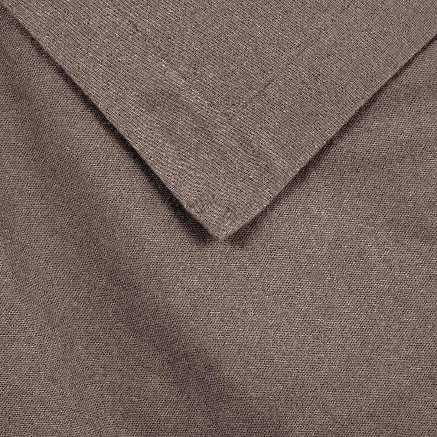 Flannel Cotton Modern Solid Fuzzy Duvet Cover Set With Pillow Shams