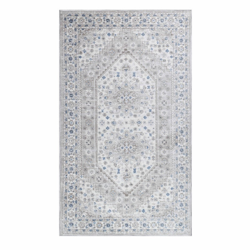 Layland Classic Vintage Medallion Indoor Area Rug or Runner - Gray