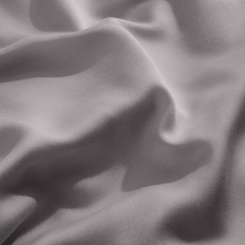 300 Thread Count Modal from Beechwood Solid Duvet Cover Set - Grey