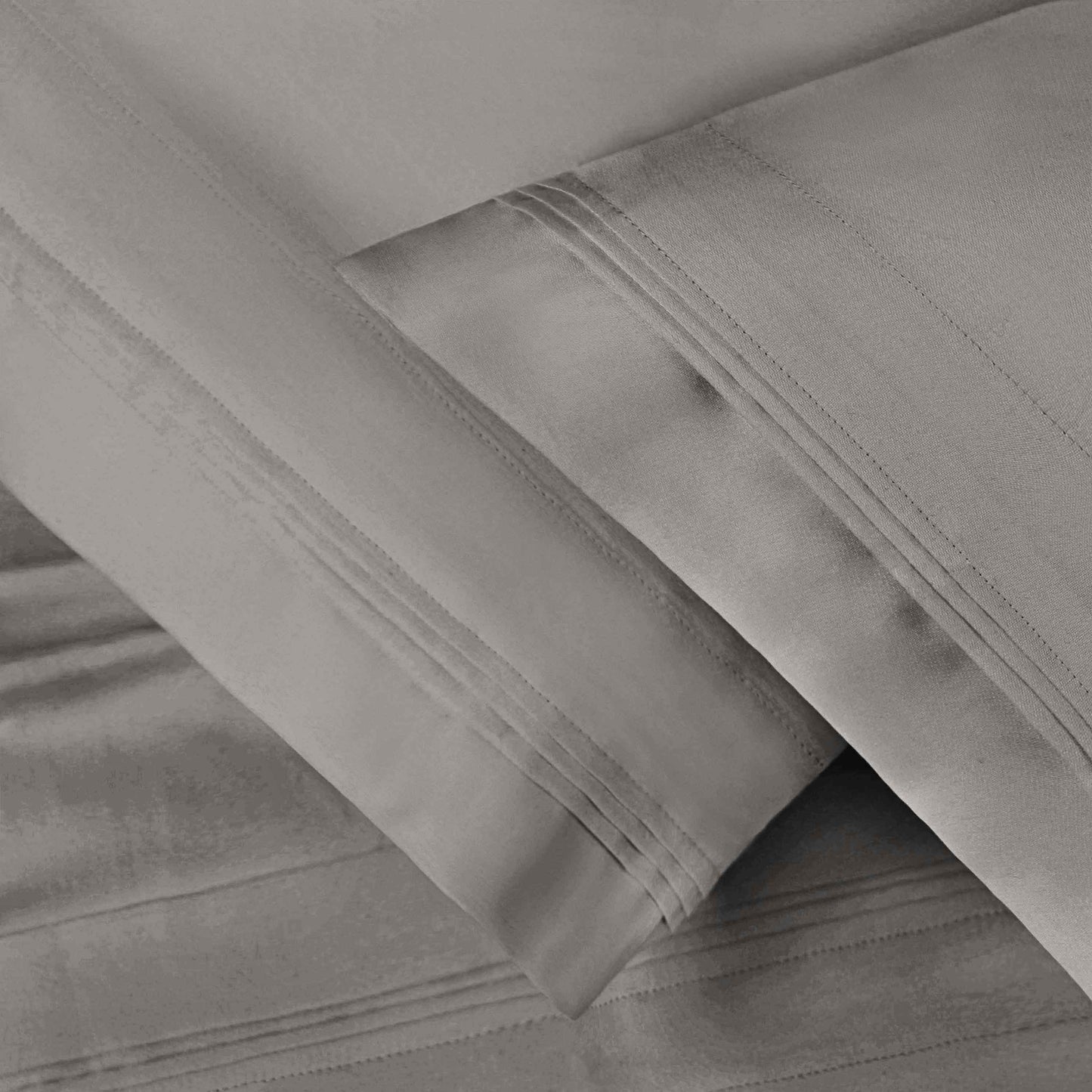 Premium 650 Thread Count Egyptian Cotton Solid Pillowcase Set
