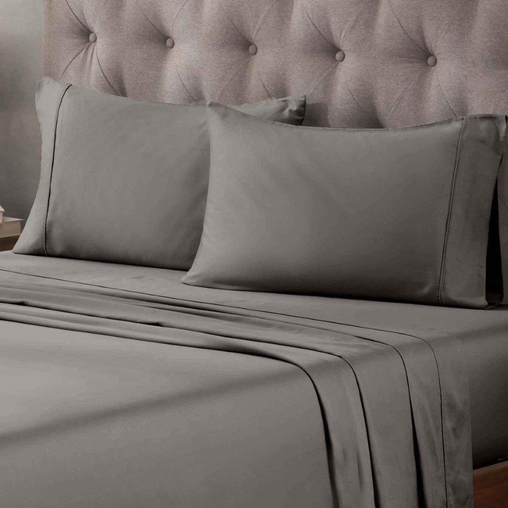 Egyptian Cotton 400 Thread Count Solid Deep Pocket Bed Sheet Set