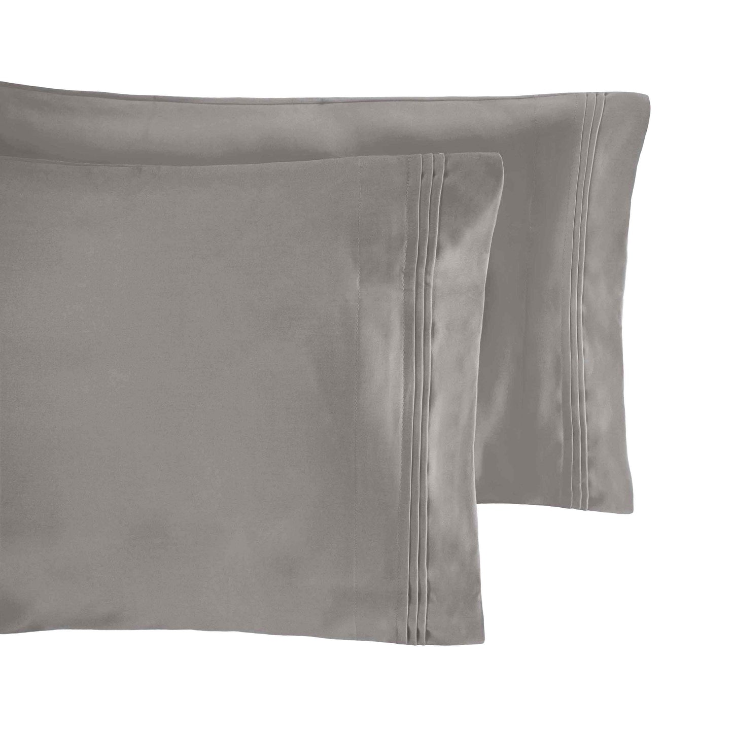 Premium 650 Thread Count Egyptian Cotton Solid Pillowcase Set