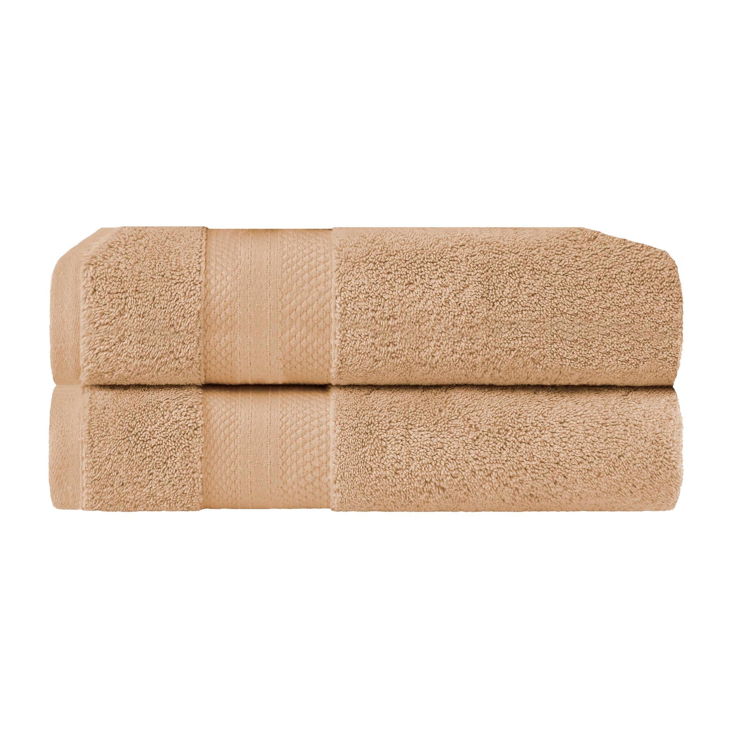 Superior Premium Turkish-Cotton Assorted Towel Set - Hazelnut