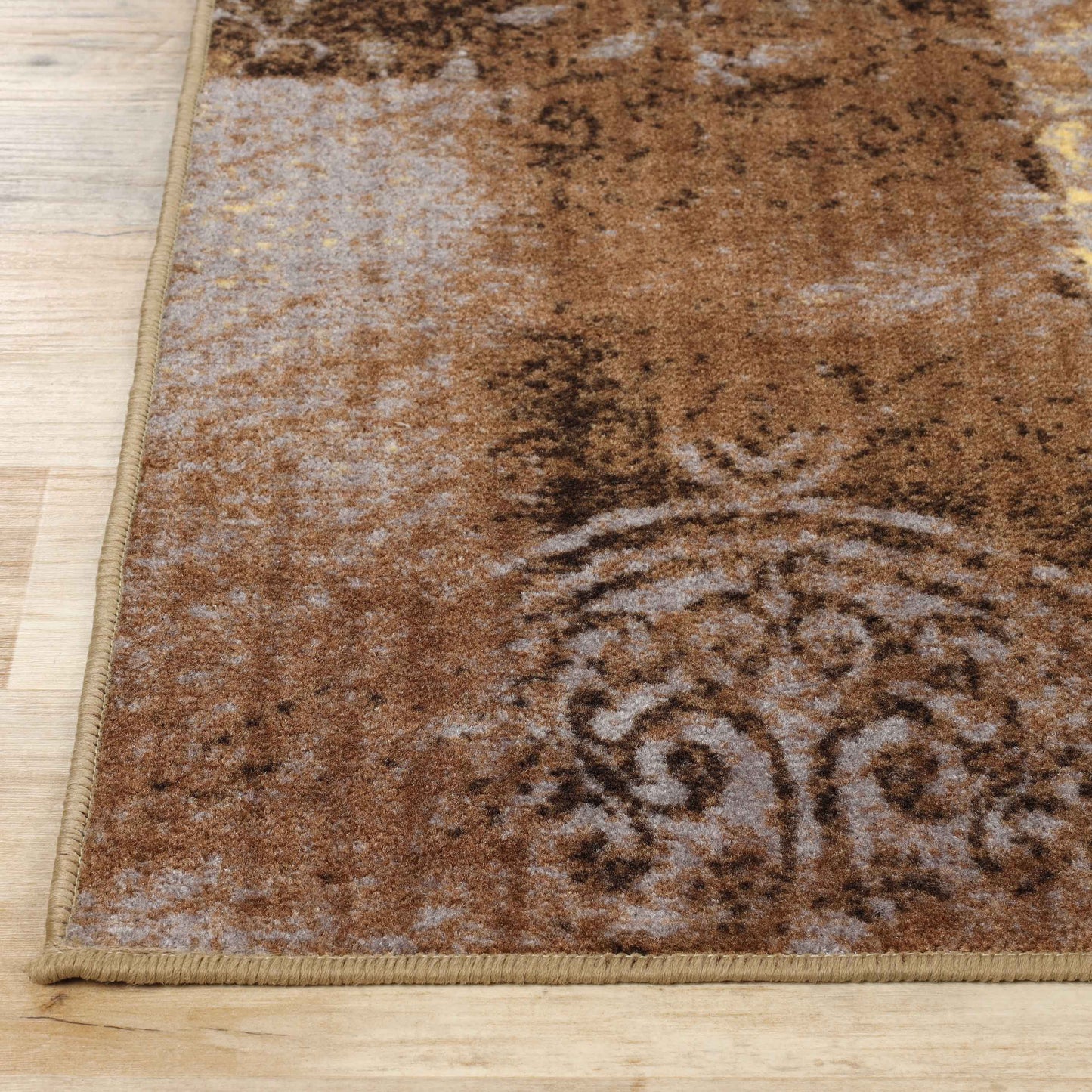 Hadley Damask Indoor Area Rug or Runner Rug