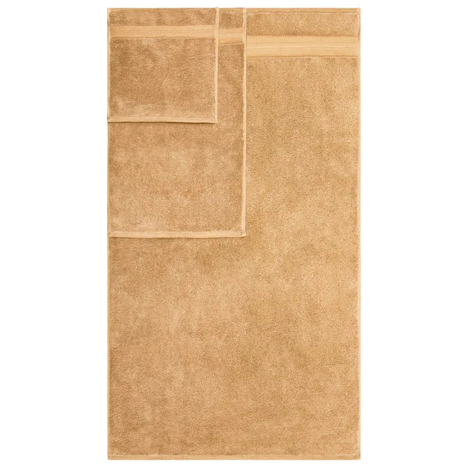 Turkish Cotton Highly Absorbent Solid 6 Piece Towel Set - HazelNut
