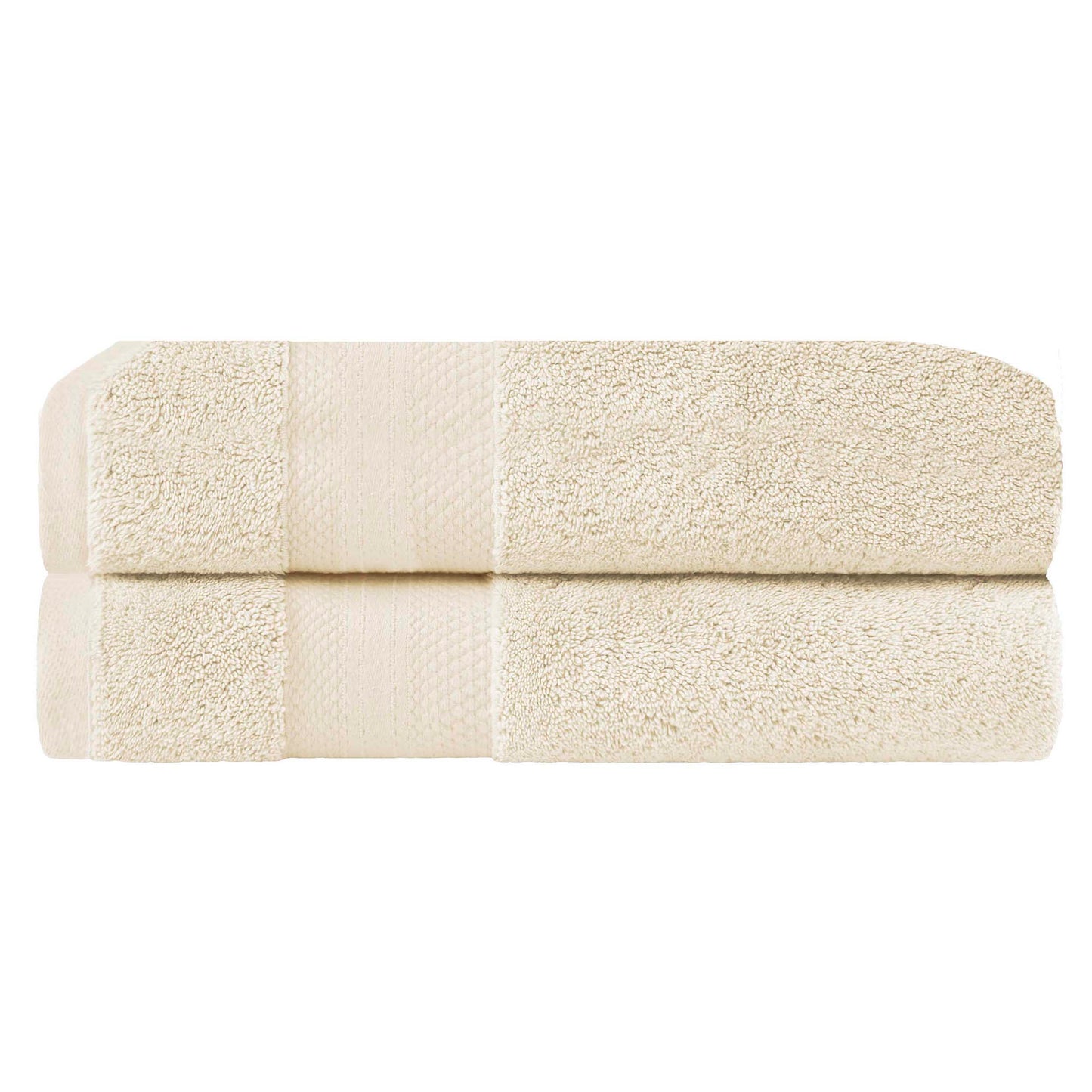 Superior Premium Turkish-Cotton Assorted Towel Set - Ivory