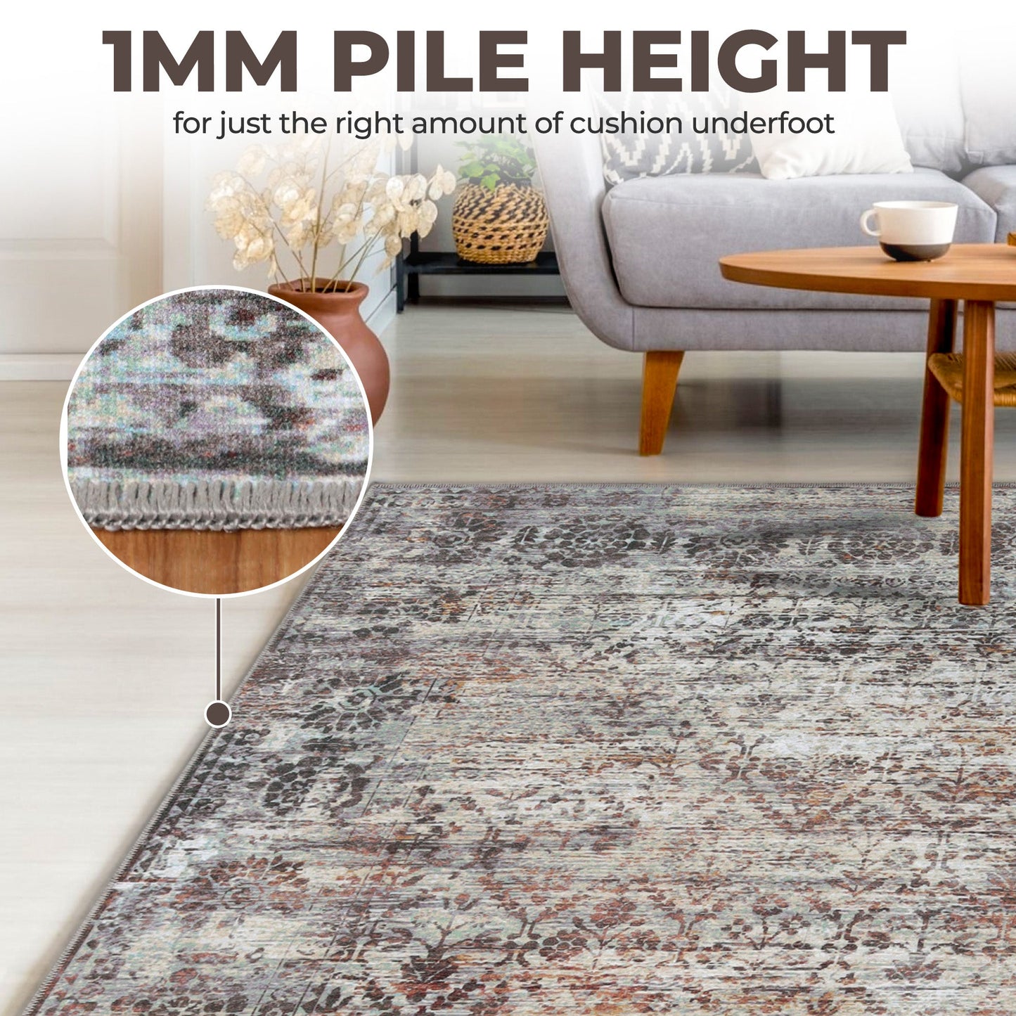 Macaw Diamond Lattice Non-Slip Washable Indoor Area Rug or Runner Rug