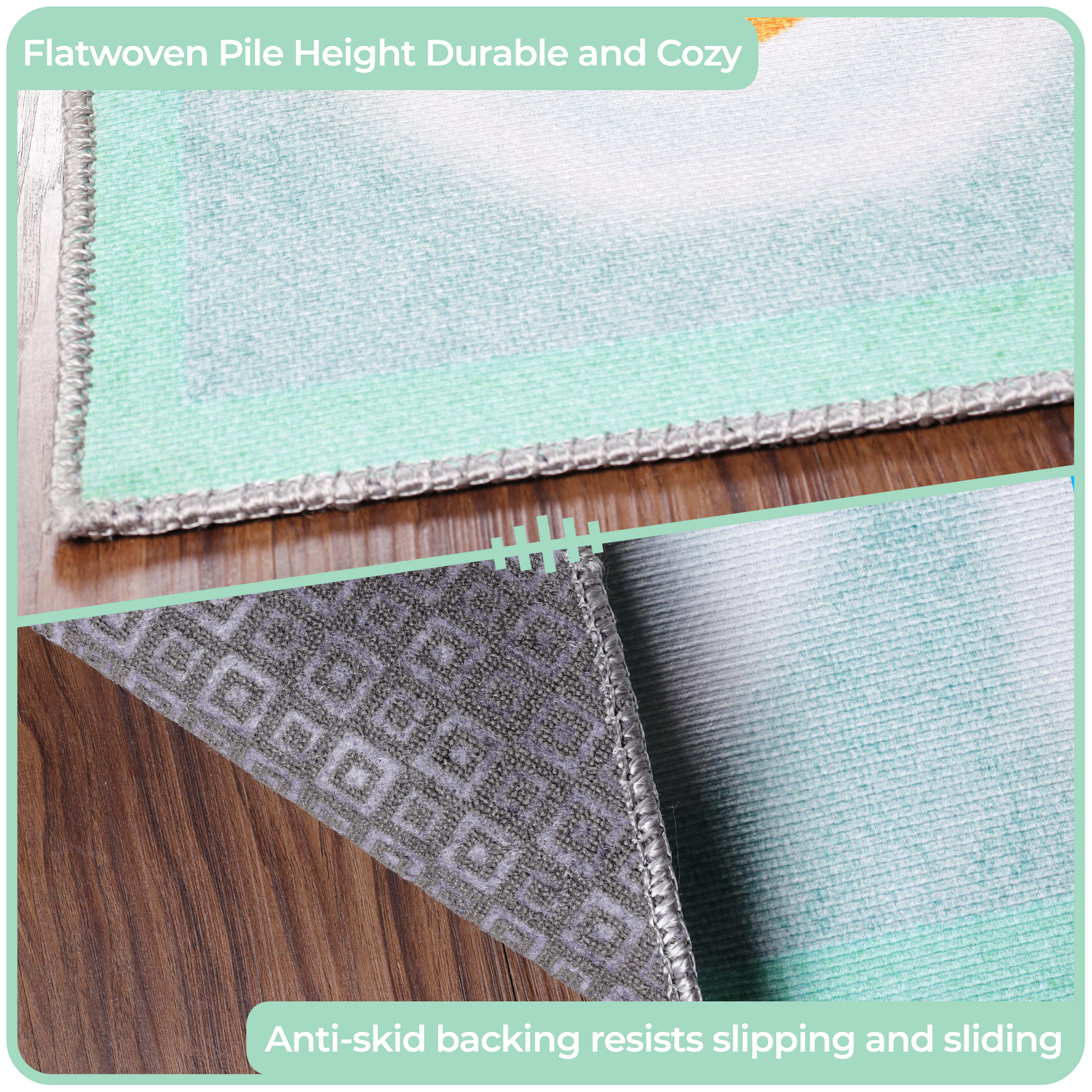 Superior Jumbo Playtime Numbers Flatweave Indoor Area Rug