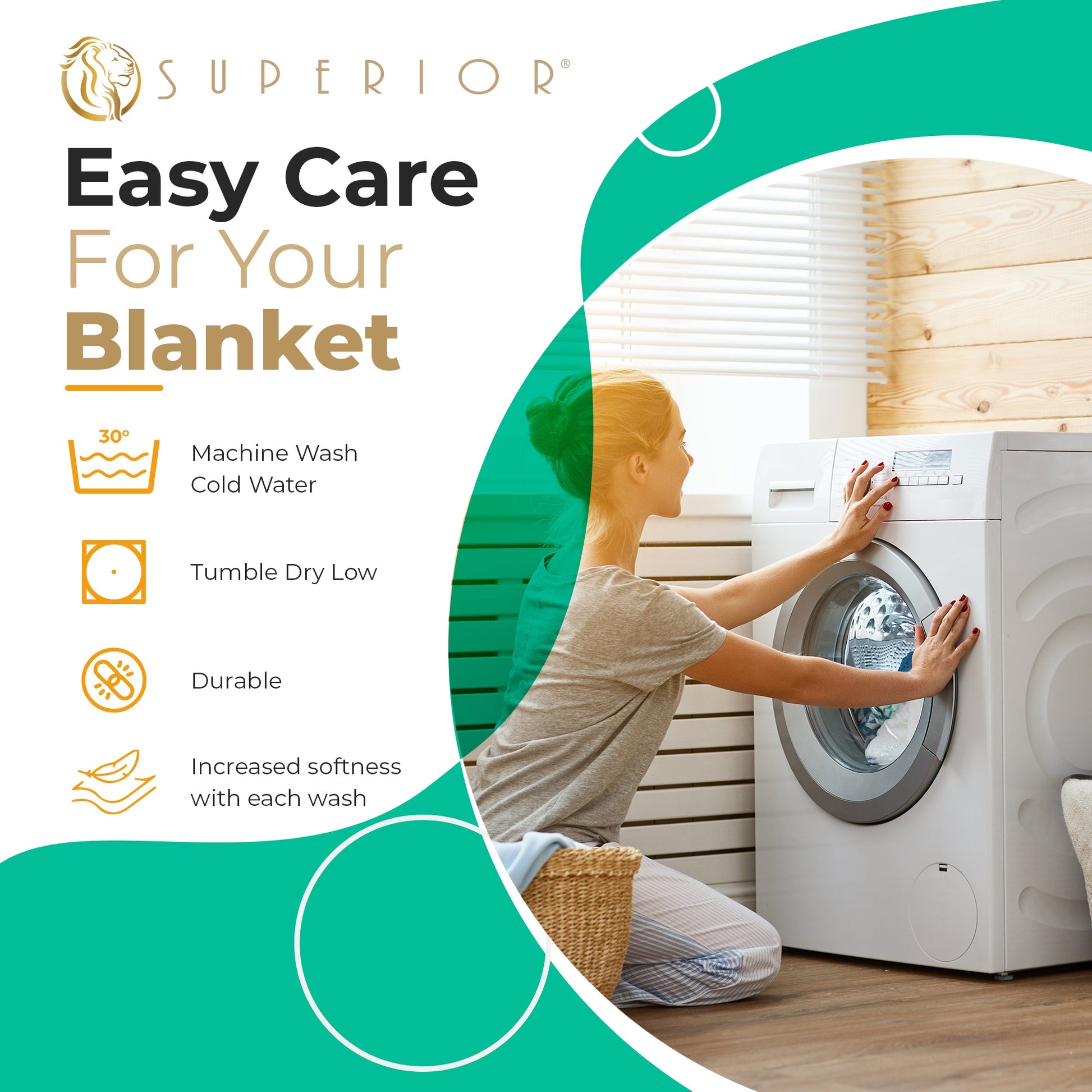 Waffle Weave Honeycomb Knit Soft Solid Textured Cotton Blanket - Gumdrop Green