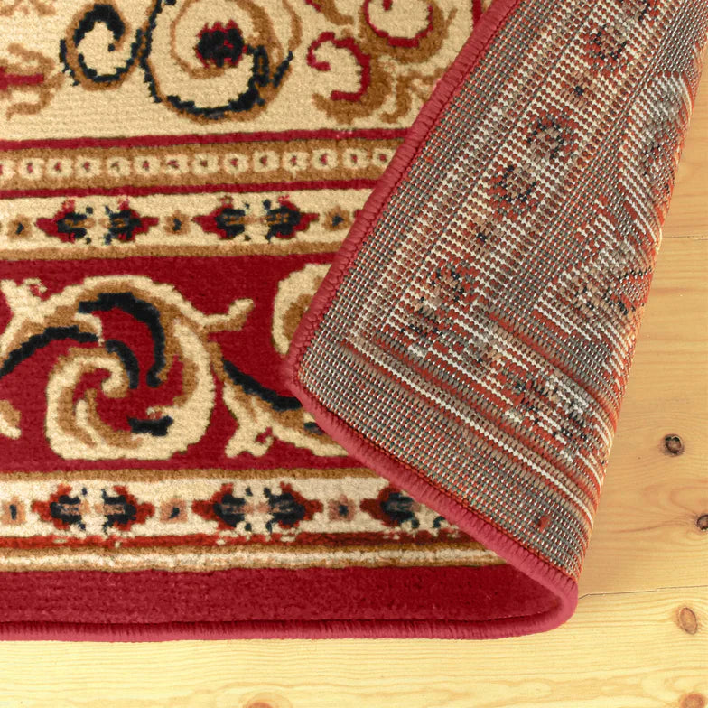 Longfield Traditional Oriental Area Rug - Ivory